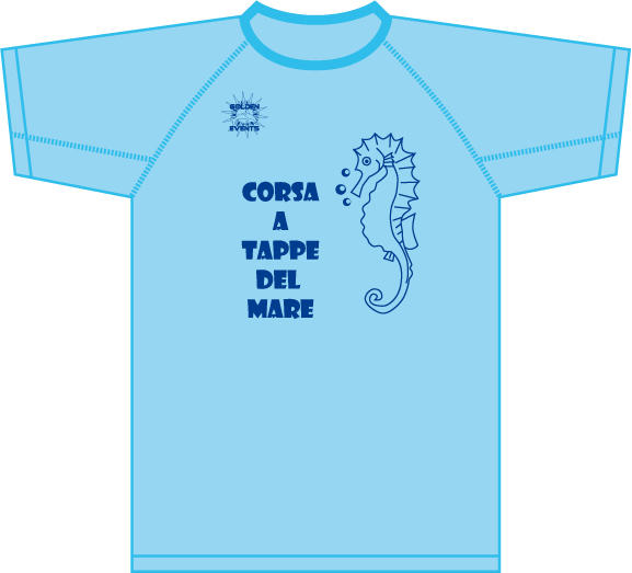 T-Shirt Tecnica della Corsa a Tappe del Mare